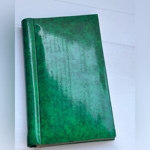 Vintage Green Photo Album Made in Japan Small Photo Book